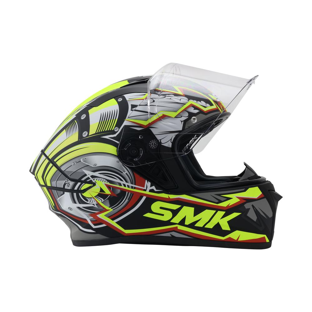 Foto 5 | Casco Smk Stellar color Amarillo para Motociclista