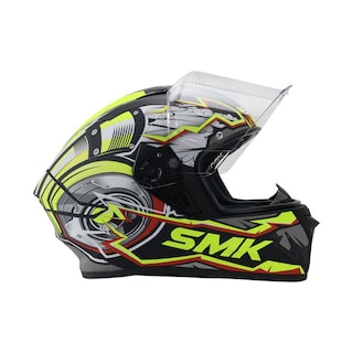 Foto 5 | Casco Smk Stellar color Amarillo para Motociclista