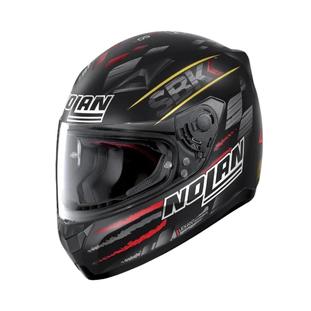 Casco para Motocicleta Nolan Talla M N60-5 SBK color Negro