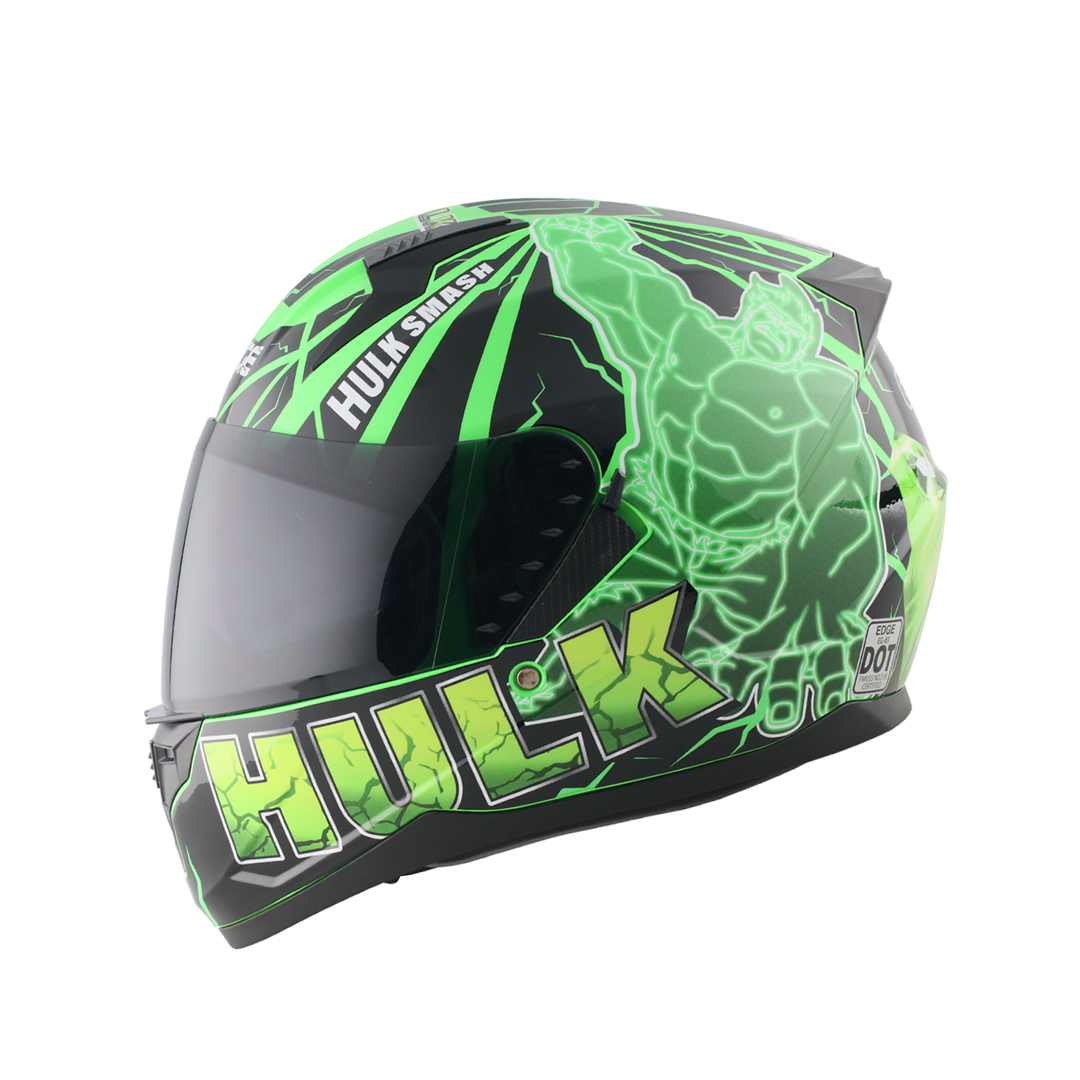 Foto 1 | Casco Edge Integral Hulk Marvel Certificado Dot y Ece 2205