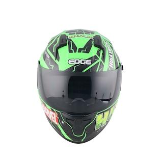 Foto 2 | Casco Edge Integral Hulk Marvel Certificado Dot y Ece 2205