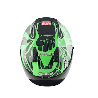 Foto 3 | Casco Edge Integral Hulk Marvel Certificado Dot y Ece 2205
