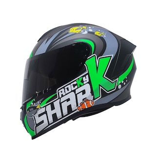 Foto 3 | Casco Edge Shark color Verde Talla L para Motociclista