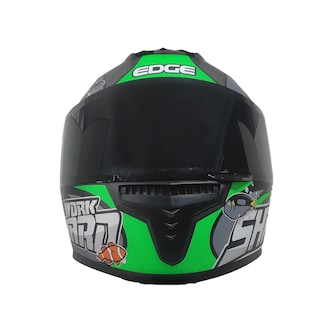 Foto 4 | Casco Edge Shark color Verde Talla L para Motociclista