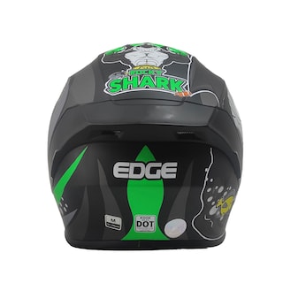 Foto 5 | Casco Edge Shark color Verde Talla L para Motociclista