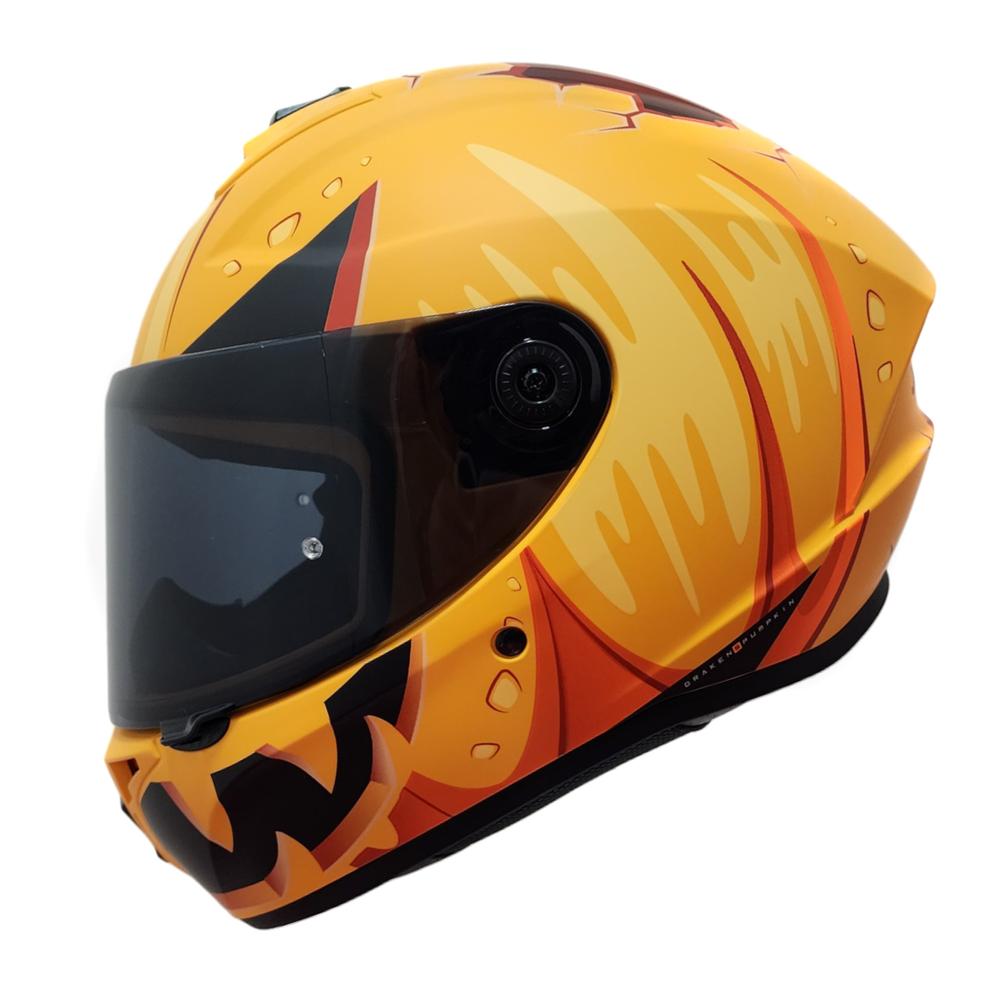 Casco para Moto Axxis Talla Xl Draken Pumpkin Naranja Matte $1,950