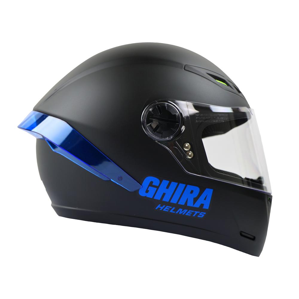 Casco para Moto Ghira Ghevolv Negro Mate Cerrado