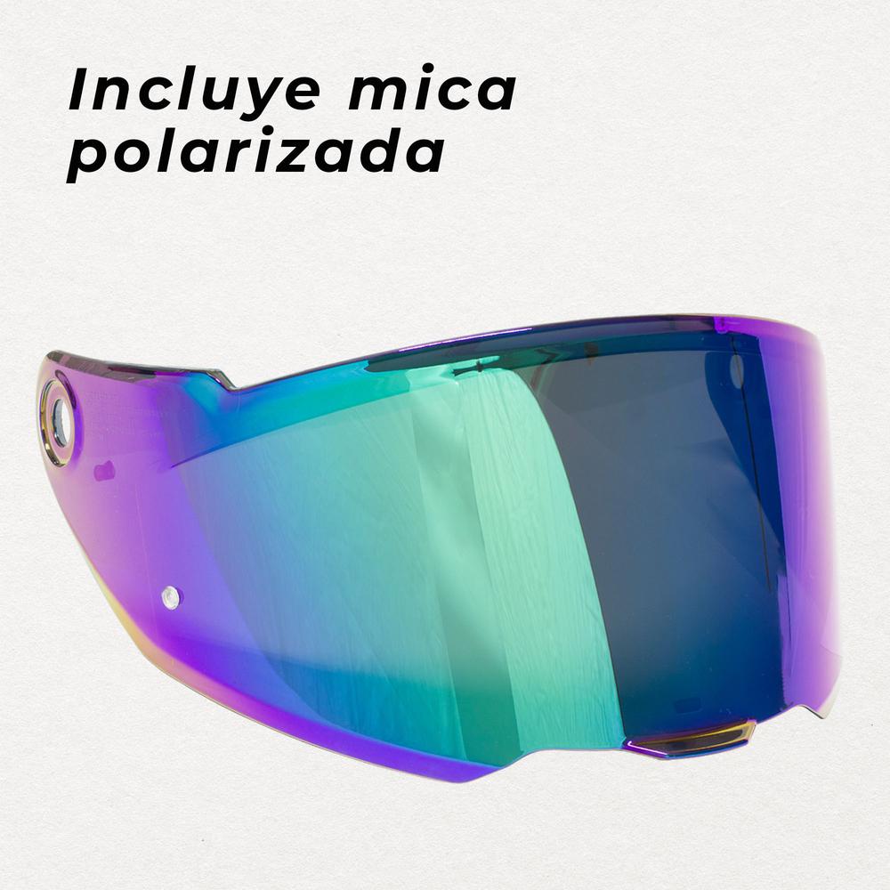 Foto 5 pulgar | Casco Integral Para Motocicleta Axxis Talla L Hawk Sick Color Gris