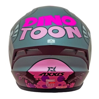 Foto 4 | Casco Cerrado Para Motociclista Axxis Draken Dinotoon B8 Rosa