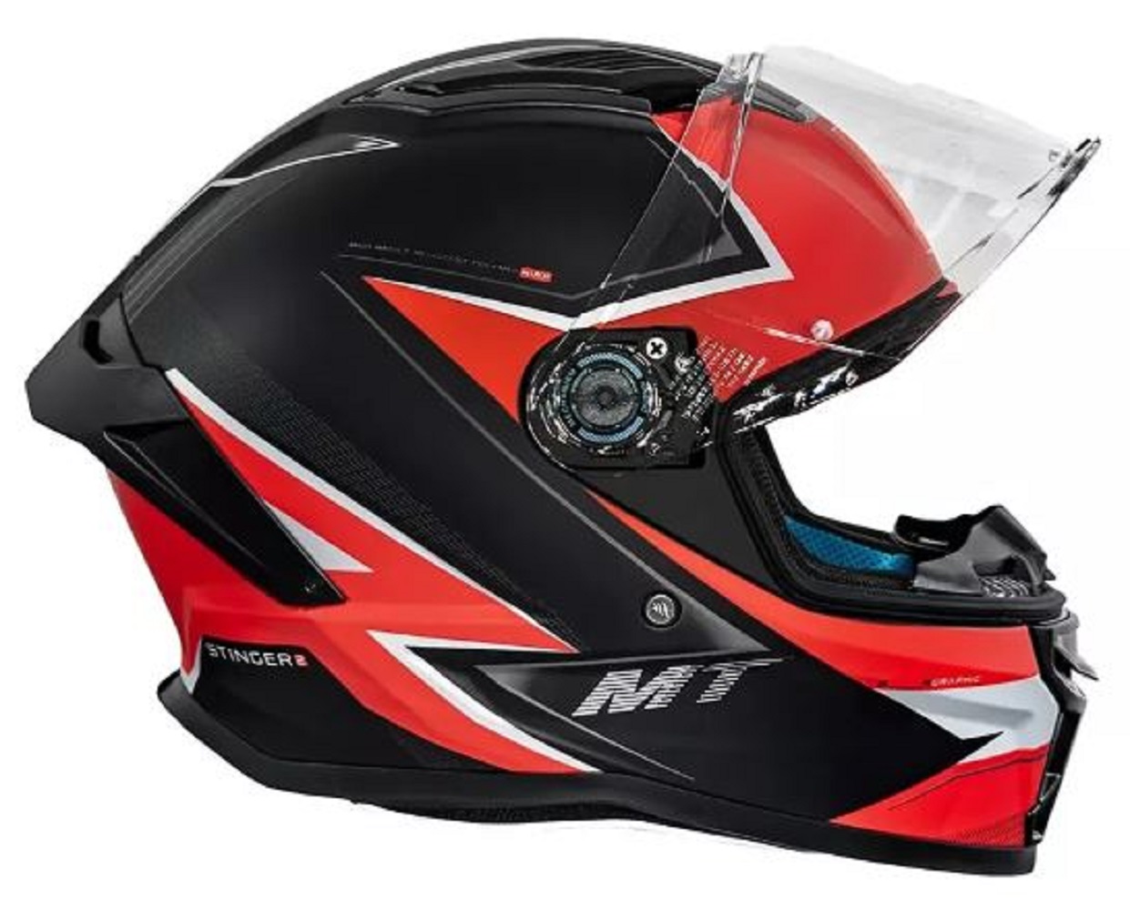 Foto 7 pulgar | Casco Para Moto Mt Helmets Stinger 2 Rojo Mate Dot Y Ece2206