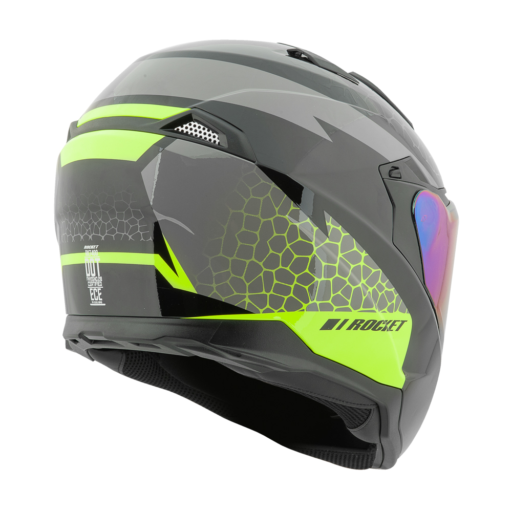 Foto 4 pulgar | Casco Cerrado Joe Rocket Rkt 400 Ballistic