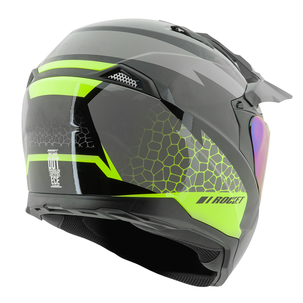 Foto 5 pulgar | Casco Cerrado Joe Rocket Rkt 400 Ballistic