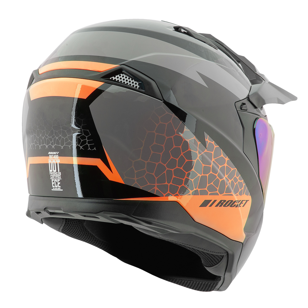 Foto 4 pulgar | Casco Cerrado Joe Rocket Rkt 400 Ballistic