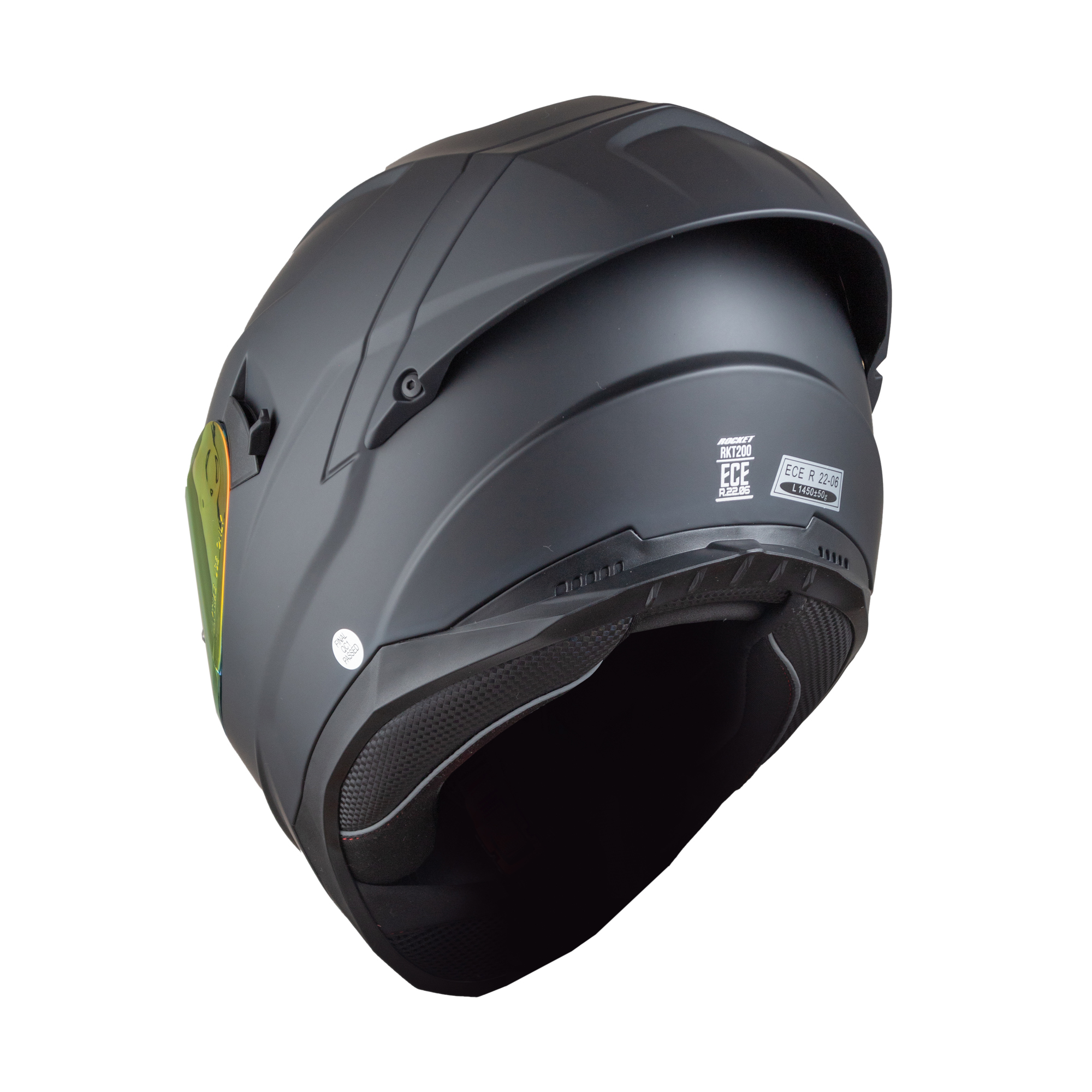 Foto 4 pulgar | Casco Cerrado Joe Rocket RKT 200 Ion Negro Mate