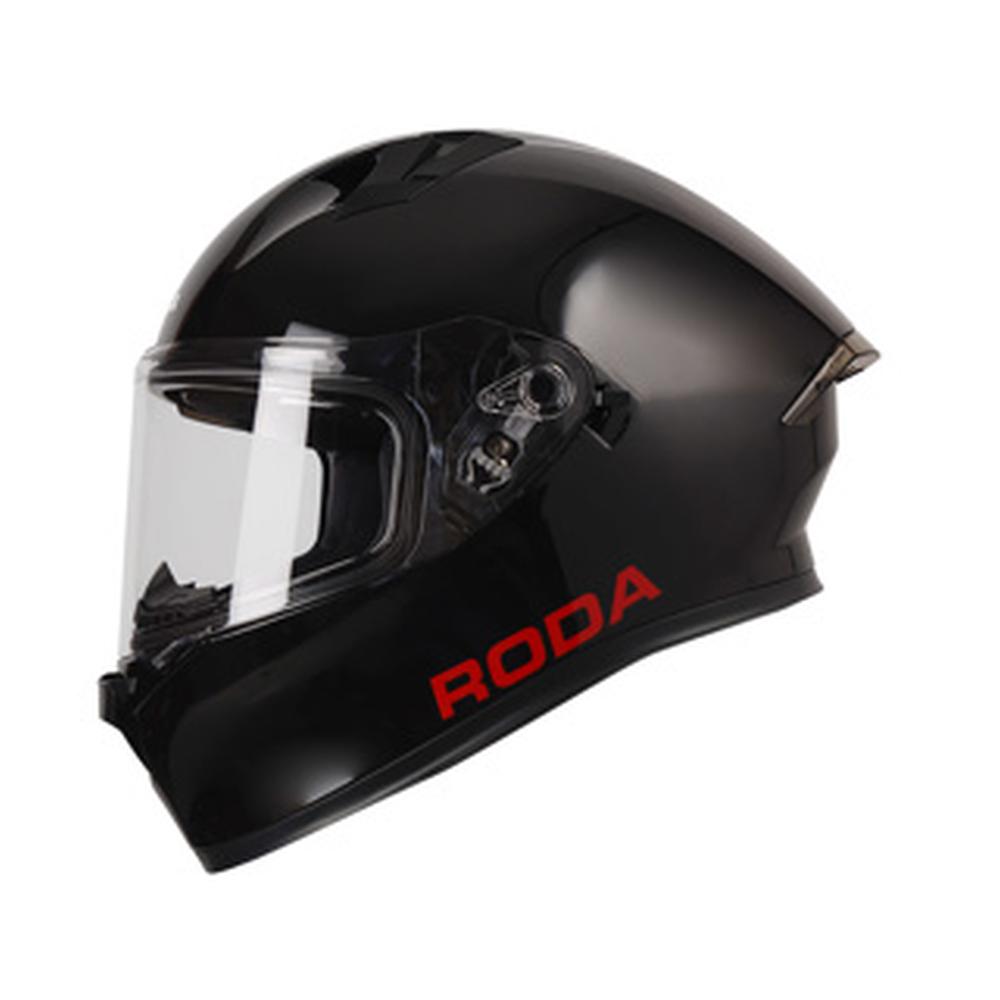 Casco Roda Course Negro Logo Rojo Cerrado Svs Negro