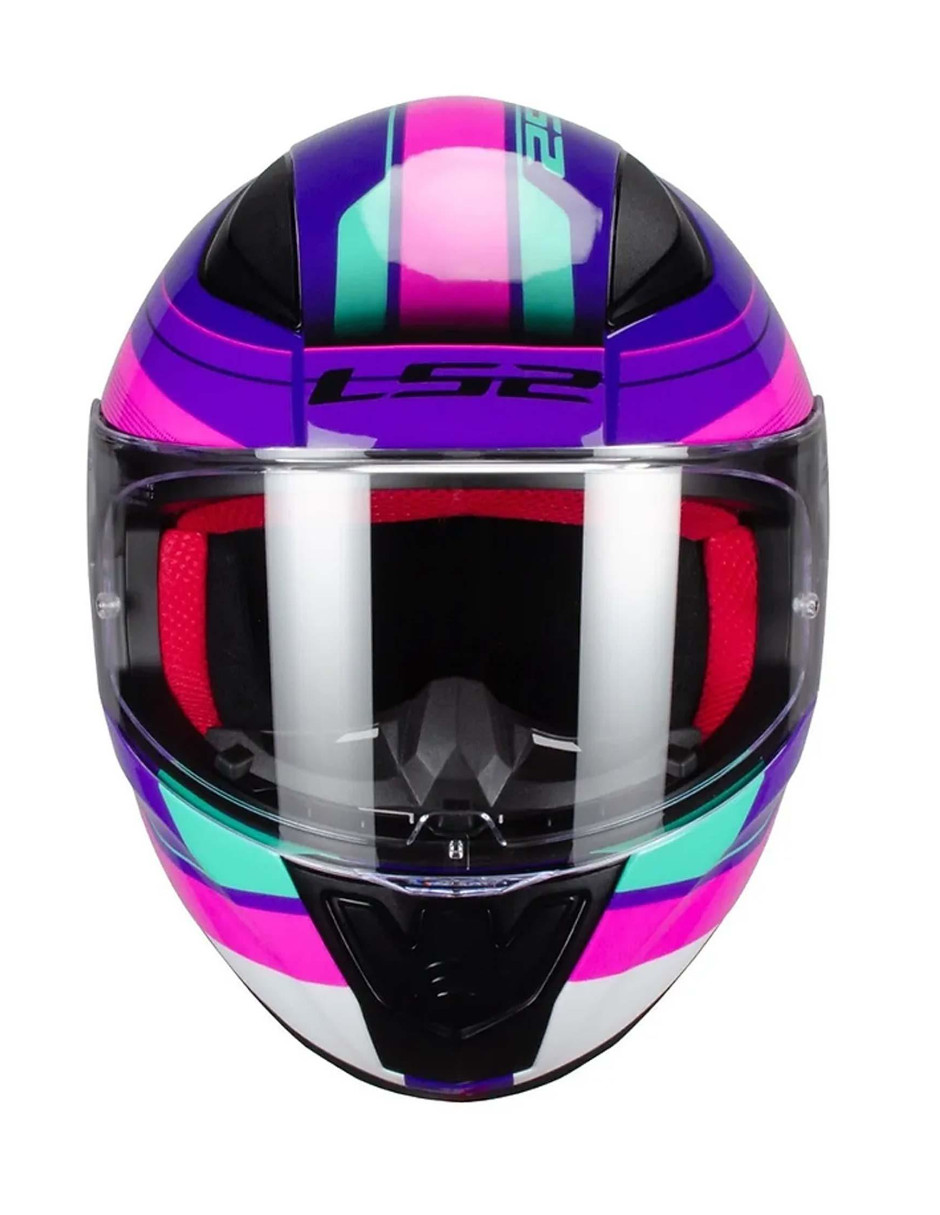 Foto 2 | Casco para Motocilista LS2 FF353 Rapid 2 Graphic Rosa con Morado