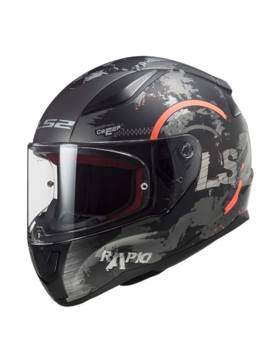 Foto 5 pulgar | Casco para Moto Ls2 Ff353 Rapid 2 Circle Titanio