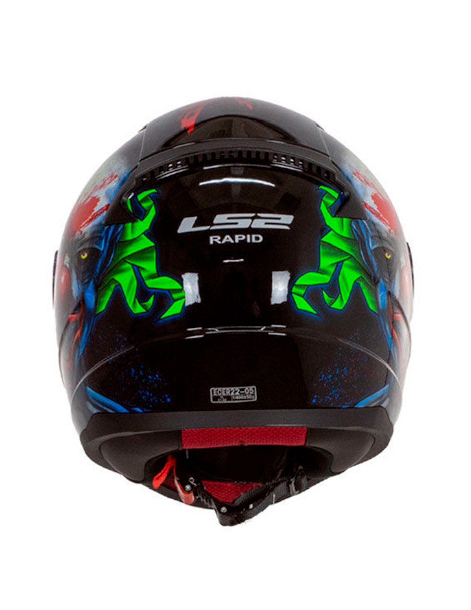 Foto 4 pulgar | Casco Ls2 Ff353 Rapid 2 Negro para Motociclista