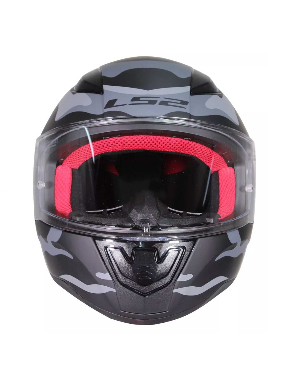 Foto 4 pulgar | Casco para Moto Ls2 Ff353 Rapid 2 Camuflaje Gris Cerrado