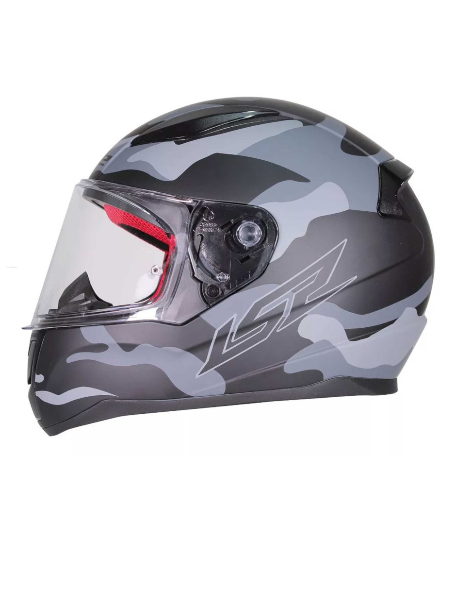 Foto 5 pulgar | Casco para Moto Ls2 Ff353 Rapid 2 Camuflaje Gris Cerrado