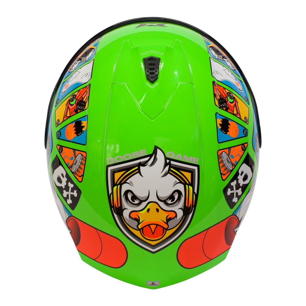 Foto 5 pulgar | Casco Axxis Draken Goose Verde Talla M para Motociclista