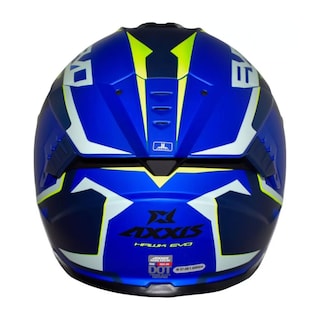 Foto 3 | Casco Axxis Hawk Titan Azul Talla M para Motociclista