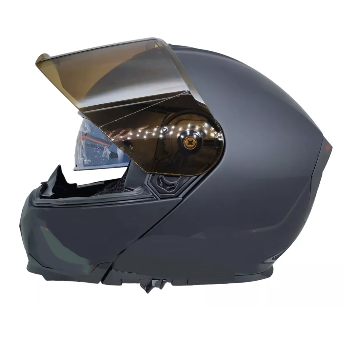 Foto 3 pulgar | Casco Abatible Con Luz Led Xl Eo Safe Imports Esi-13766 Negro