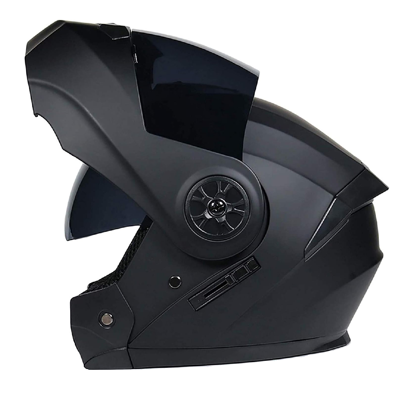 Foto 2 pulgar | Casco Moto Abatible Ch Eo Safe Imports Esi-13772 Negro