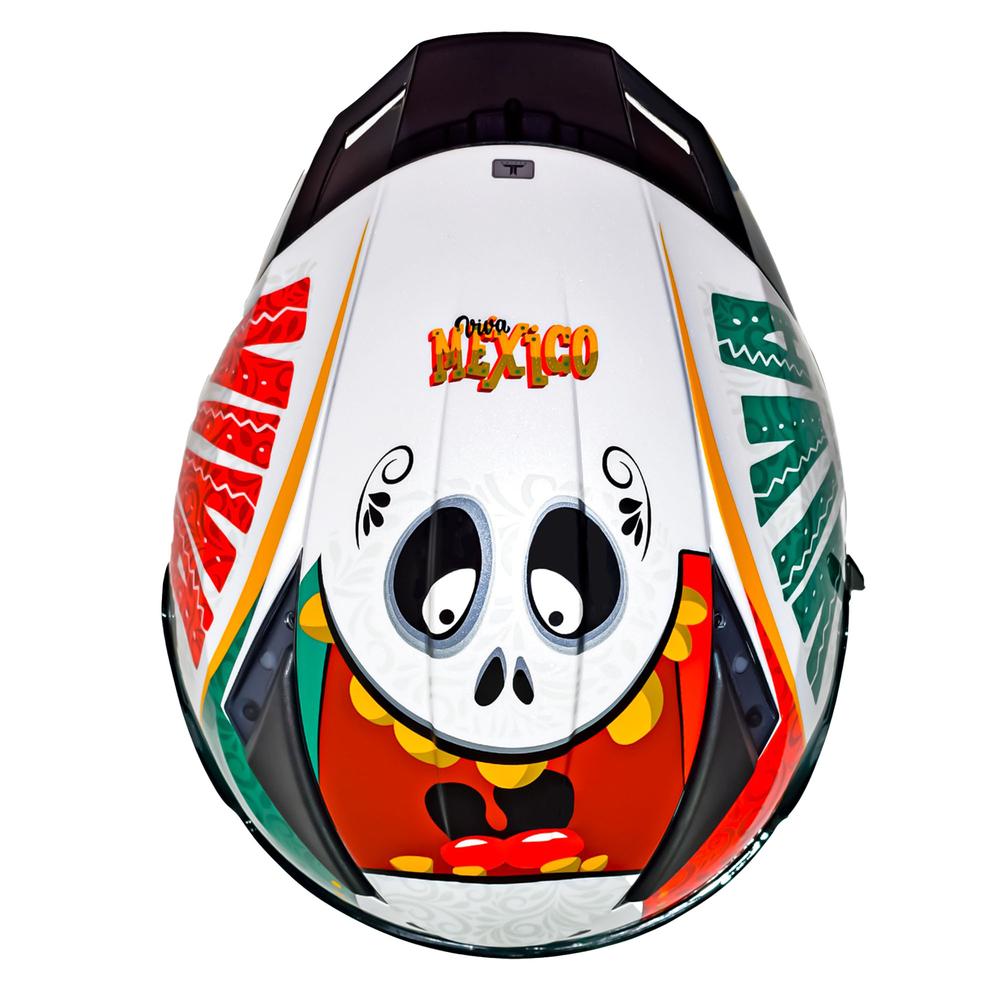 Foto 4 pulgar | Casco Axxis Panther A6 Blanco para Motociclista Talla M