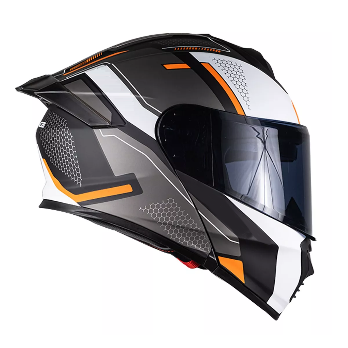 Foto 2 | Casco Para Moto L Eo Safe Imports Esi-13763 Gris