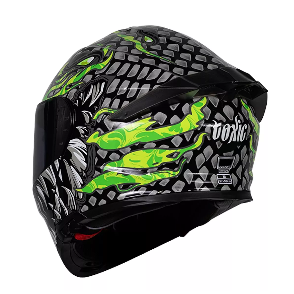 Foto 4 pulgar | Casco Para Moto L Eo Safe Imports Esi-13764 Multicolor