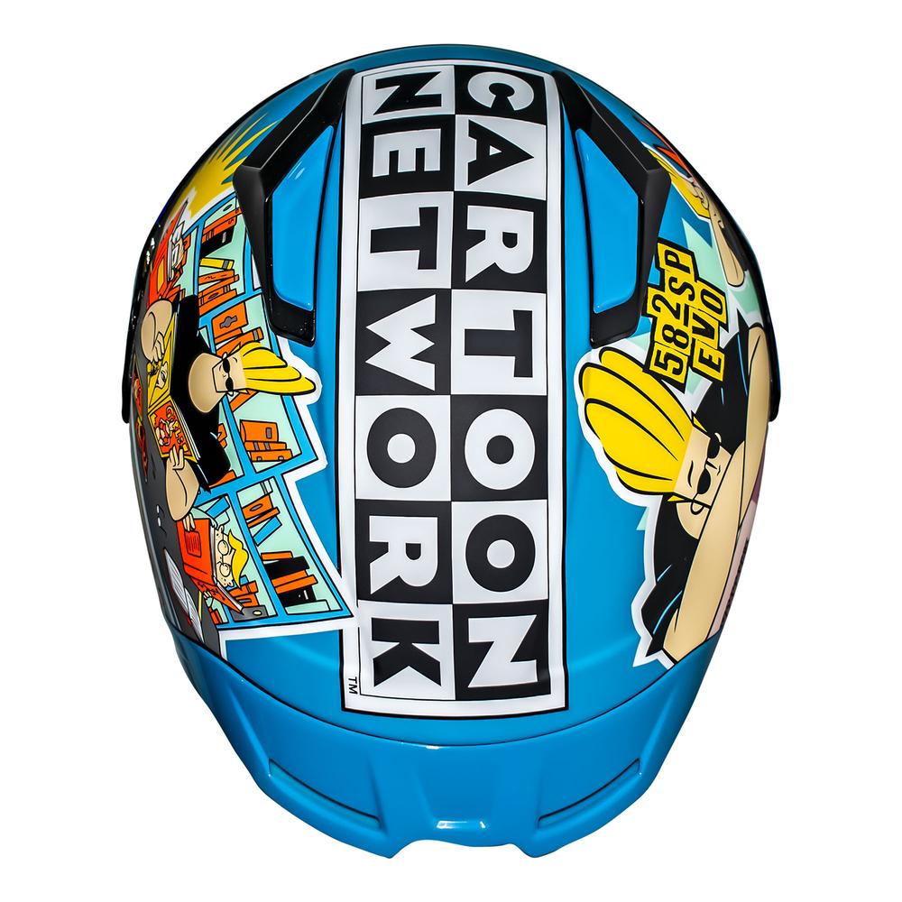 Foto 3 | Casco Para Motociclista Talla S Integral Johnny Bravo Shaft