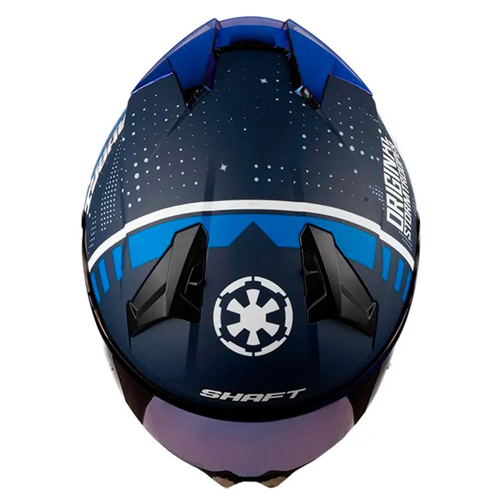 Foto 5 pulgar | Casco Para Motociclista Talla M Integral Storm Azul Navy Matte Azul Shaft