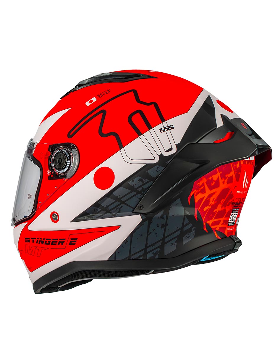 Foto 5 | Casco Moto Mt Helmets Stinger 2 Grand Prix C5 Japón Ece2206