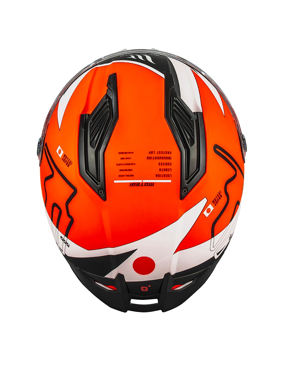 Foto 7 | Casco Moto Mt Helmets Stinger 2 Grand Prix C5 Japón Ece2206