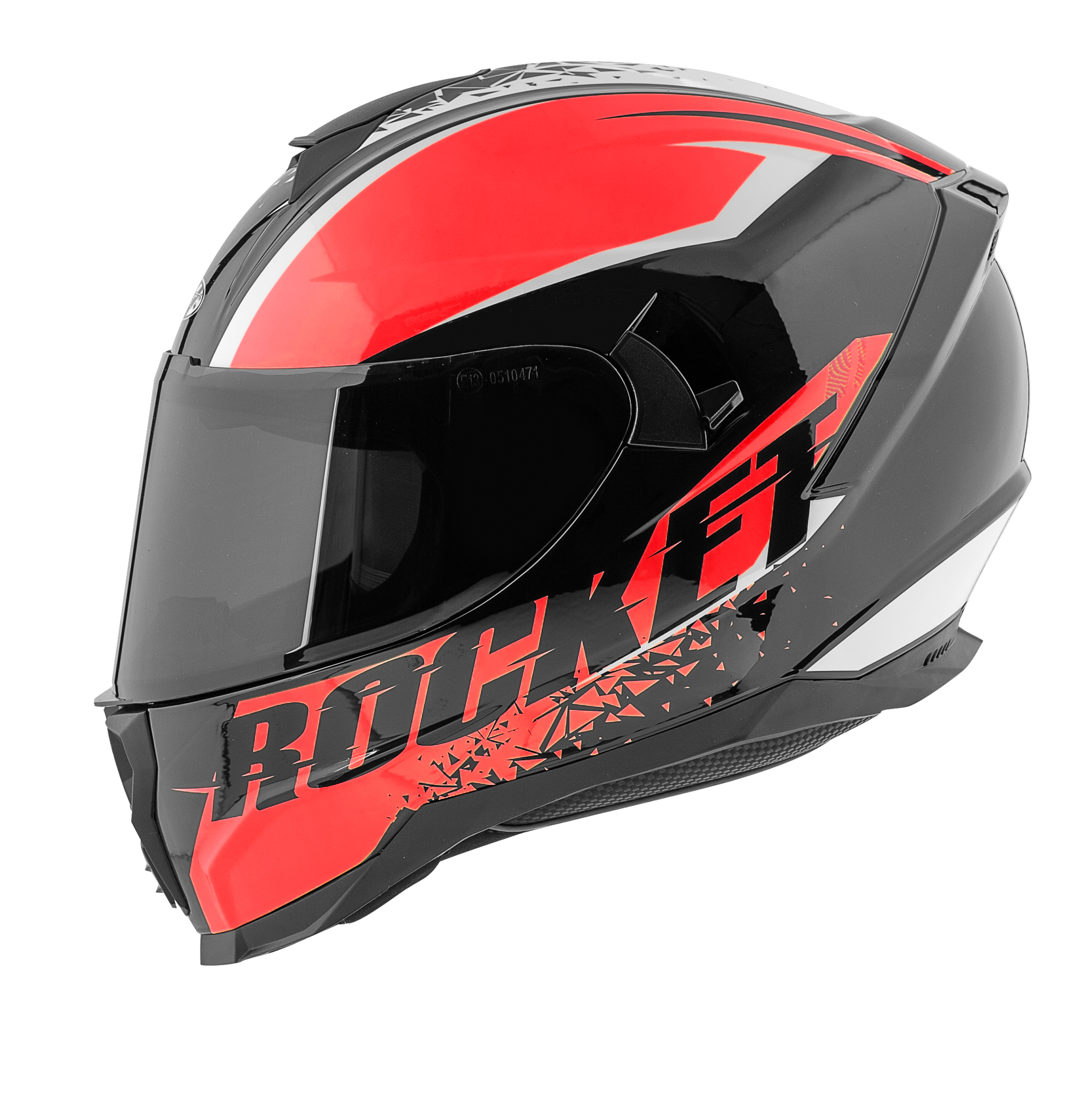 Foto 4 pulgar | Casco Integral Joe Rocket Rkt 200 Blaster Rojo