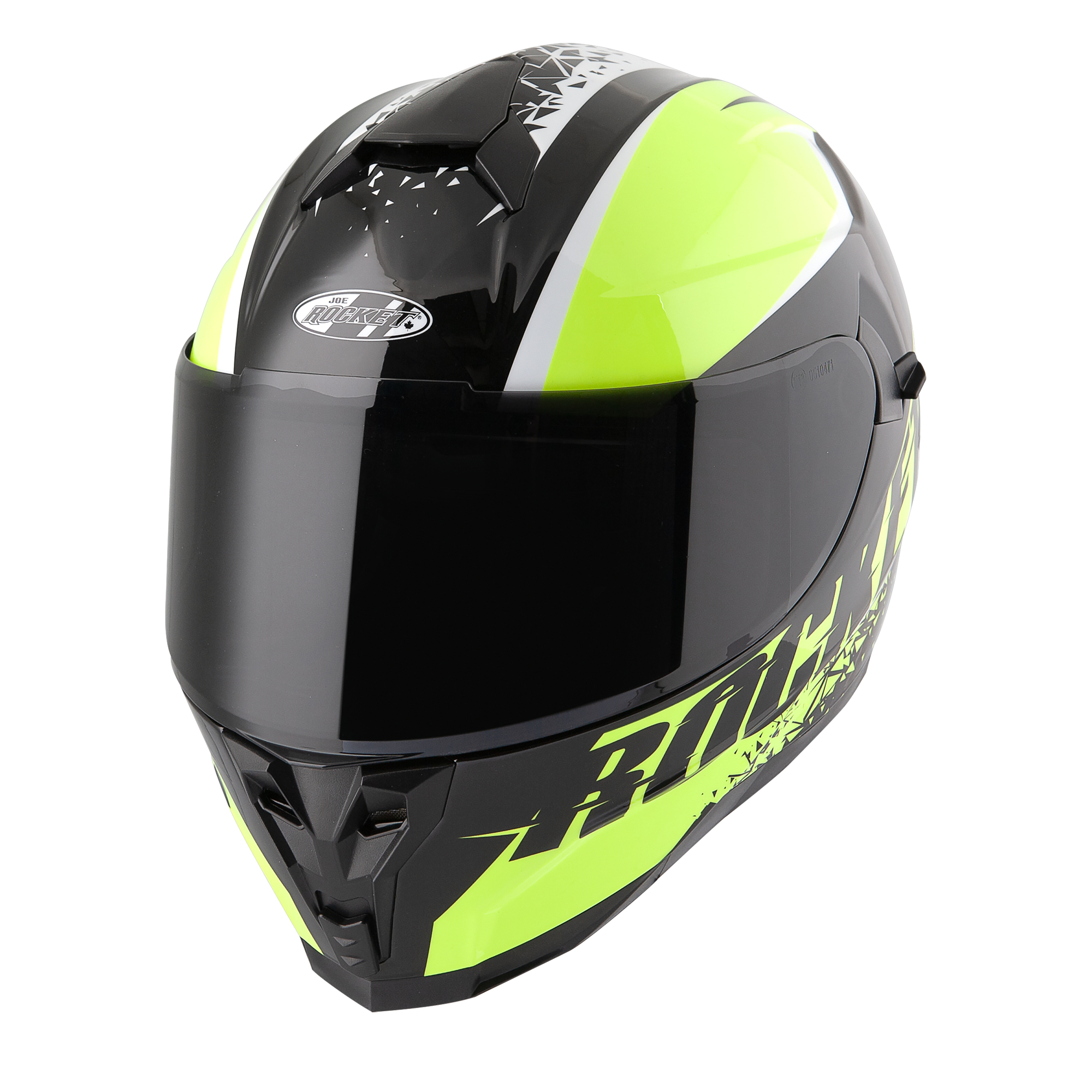 Casco Integral Joe Rocket Rkt 200 Blaster Neón