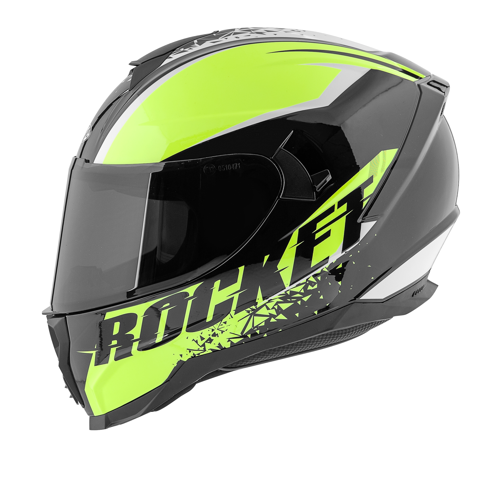 Foto 3 pulgar | Casco Integral Joe Rocket Rkt 200 Blaster Neón