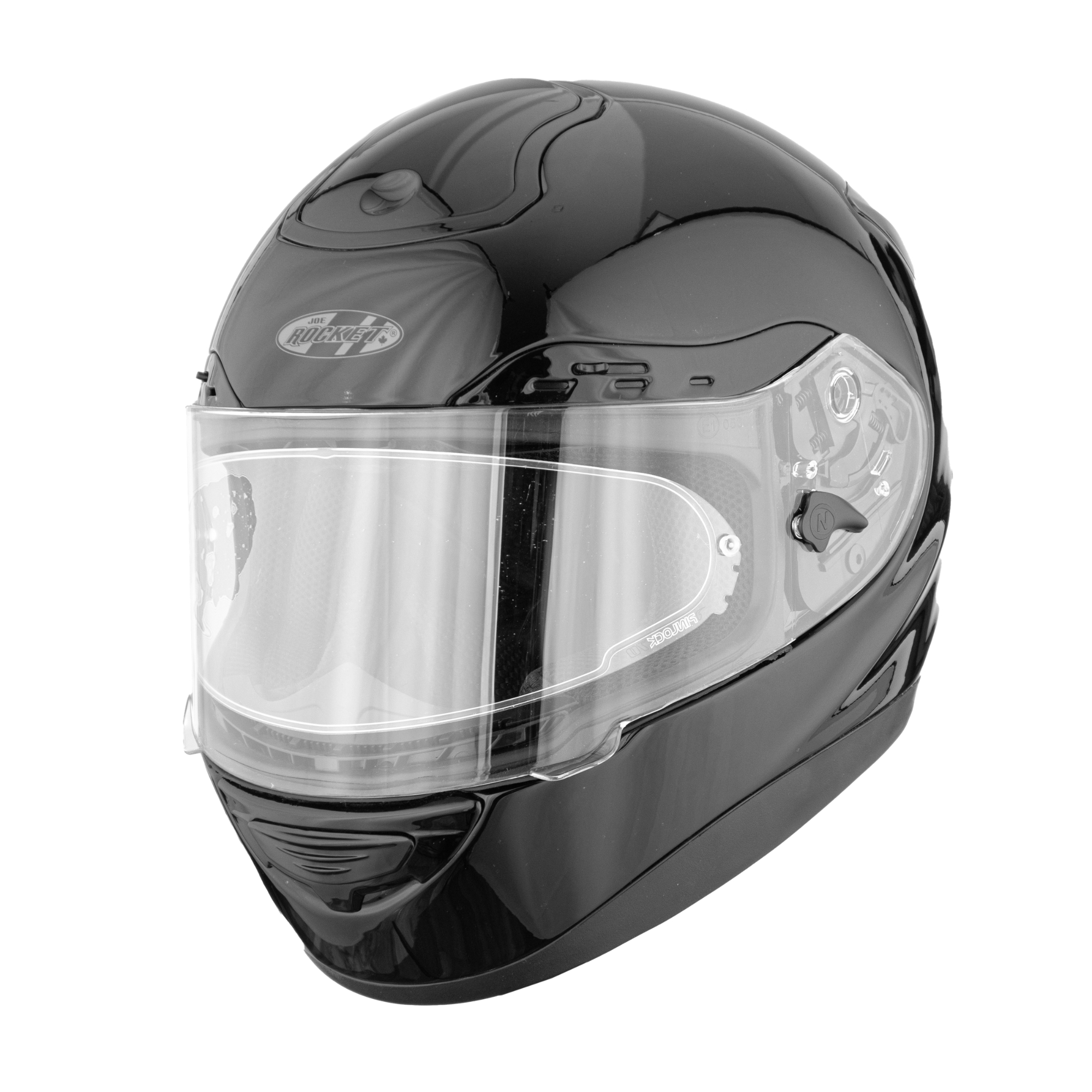 Casco Integral Joe Rocket Rkt 30 Solid Fiberglass Negro