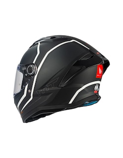 Foto 3 | Casco Para Moto Mt Helmets Stinger 2 Tuin Blanco Doble Certificado
