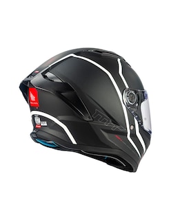 Foto 5 | Casco Para Moto Mt Helmets Stinger 2 Tuin Blanco Doble Certificado