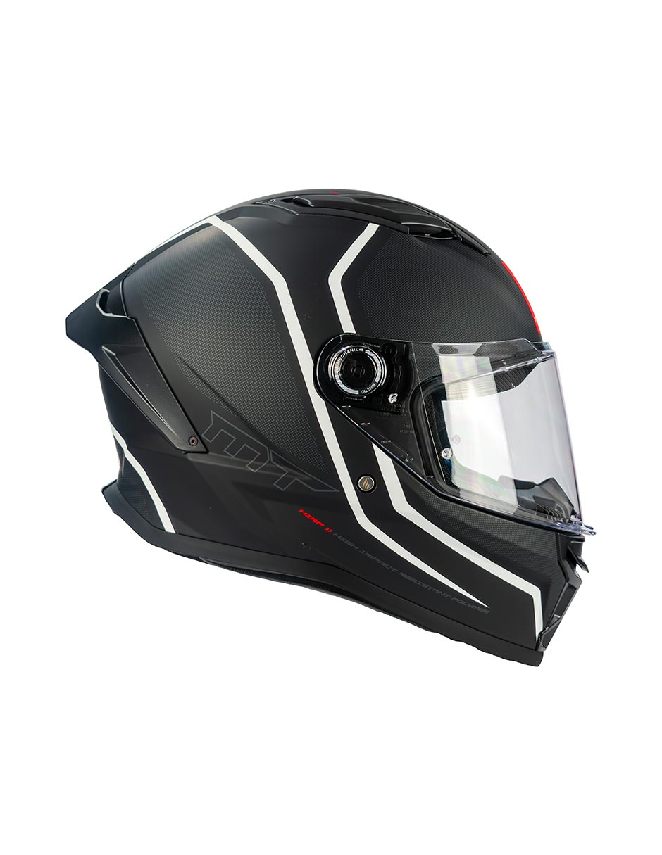 Foto 6 | Casco Para Moto Mt Helmets Stinger 2 Tuin Blanco  Doble Certificado