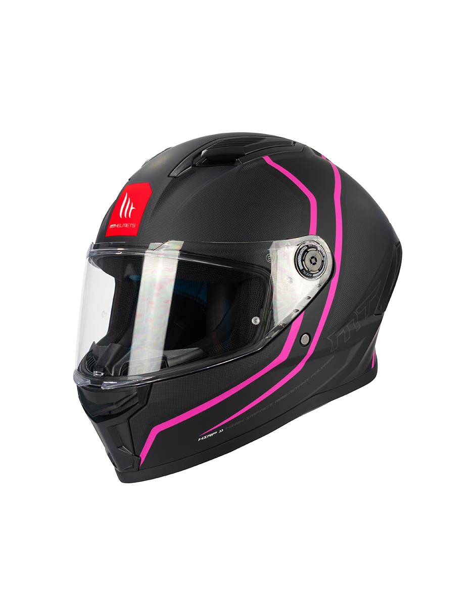 Foto 2 pulgar | Casco Para Moto Mt Helmets Stinger 2 Tuin Rosa Doble Certificado