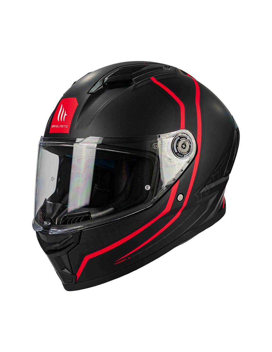 Casco Para Moto Mt Helmets Stinger 2 Tuin Rojo Doble Certificado