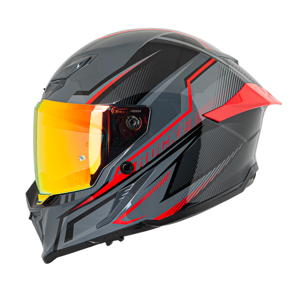 Foto 3 pulgar | Casco Integral Joe Rocket Rkt 240 Mission Rojo