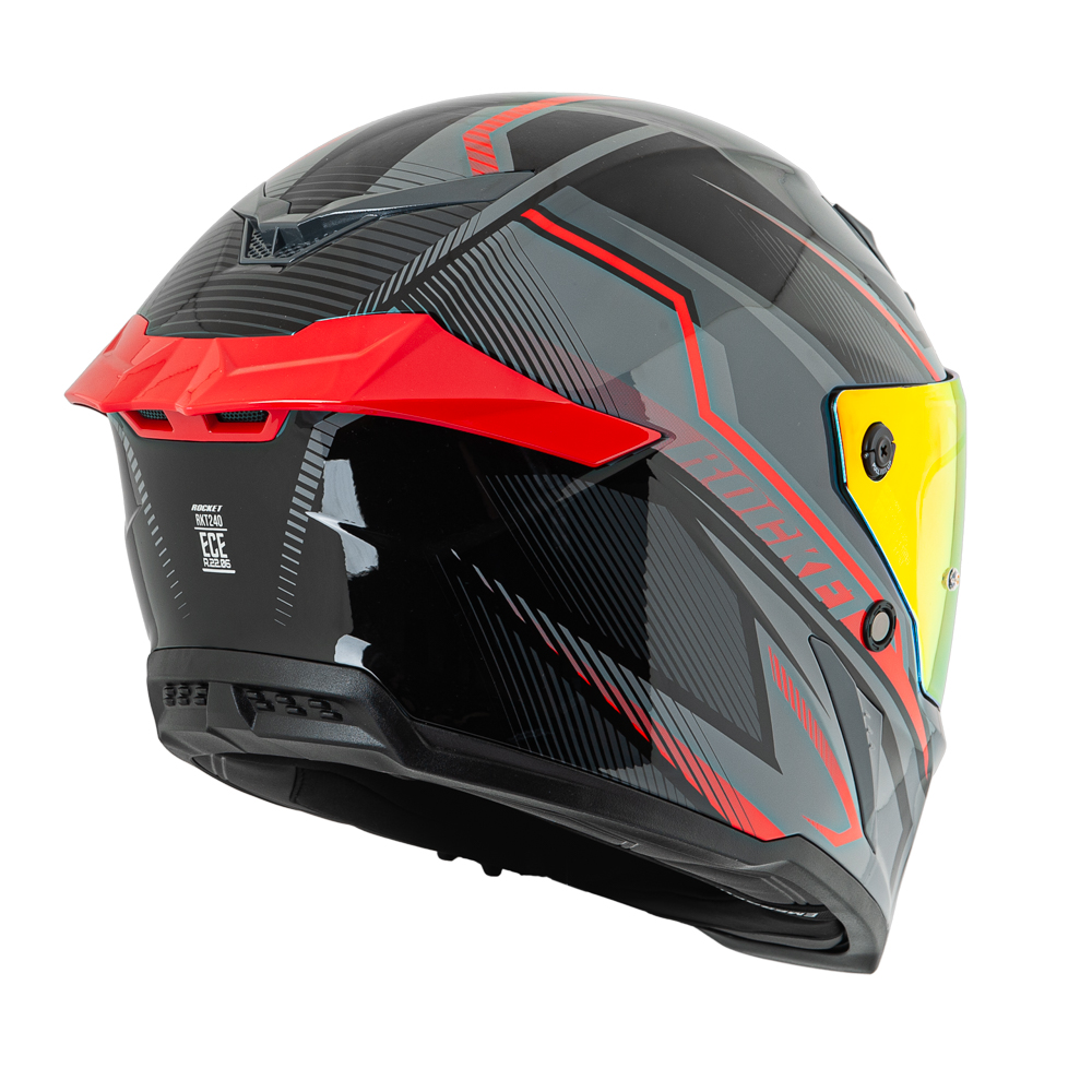 Foto 4 pulgar | Casco Integral Joe Rocket Rkt 240 Mission Rojo