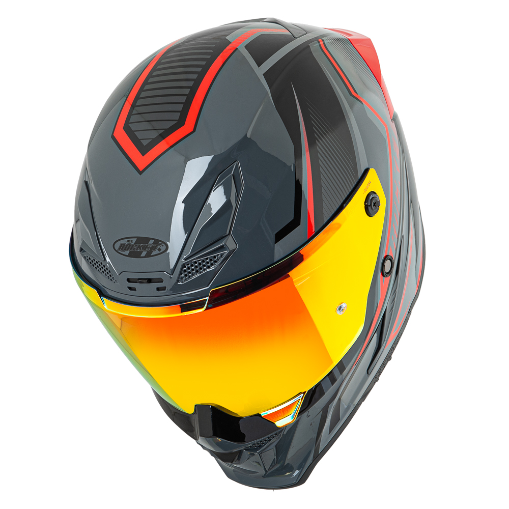 Foto 5 pulgar | Casco Integral Joe Rocket Rkt 240 Mission Rojo
