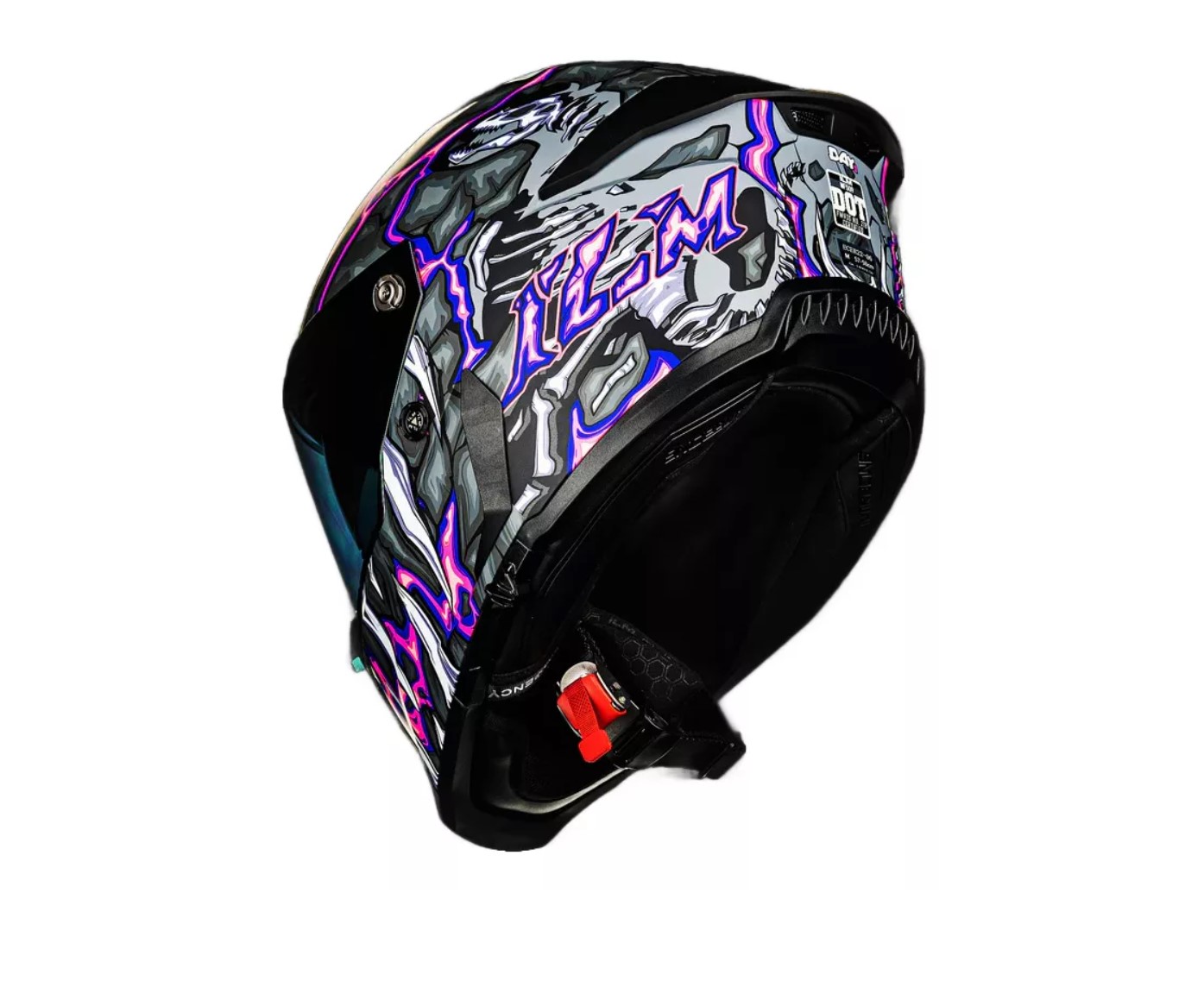 Foto 4 | Casco De Moto Integral Ilm Mf509 Day 1 Purple