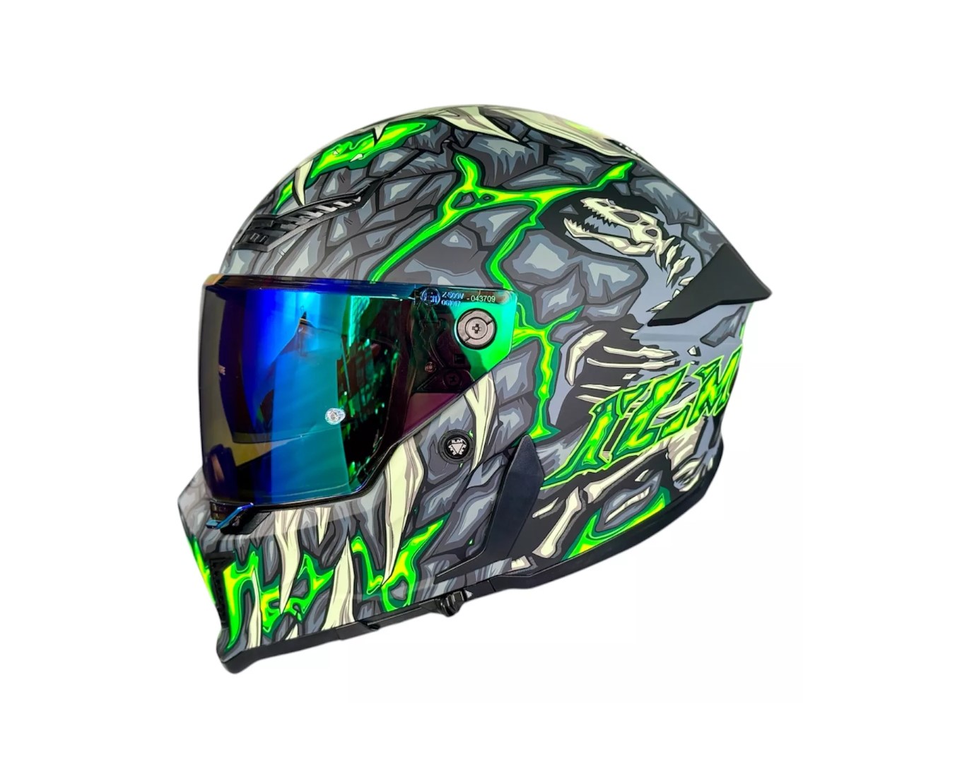 Foto 4 | Casco De Moto Integral Ilm Mf509 Day 1 Green