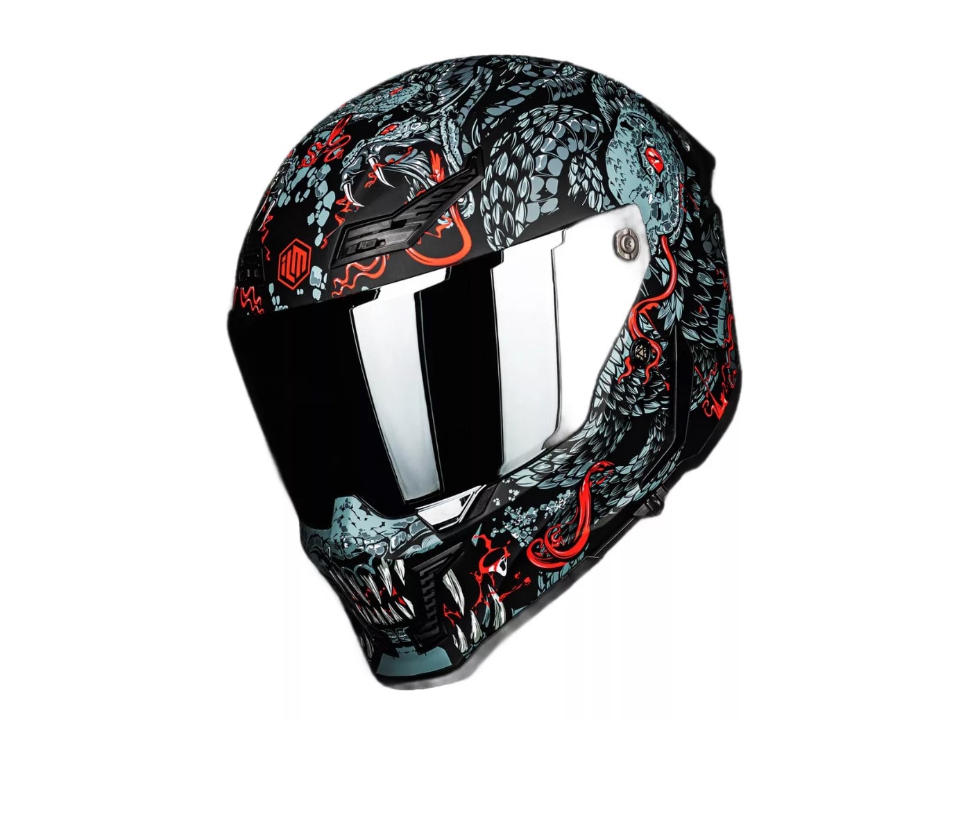 Casco De Moto Integral Ilm Mf509 Mythology Red $3,995